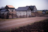 Barns and outbuildings at Old World - Eagle, Wisconsin
