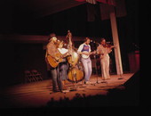 Tasmanian Devils Old Time String Band performing at the 1985 Florida Folk Festival - White Springs, Florida