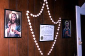 Religious images at the house of Maria Castillos - Pierson, Florida