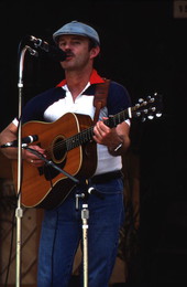 Lance Lazonby playing guitar - White Springs, Florida