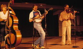 Tasmanian Devils Old Time String Band performing at the 1985 Florida Folk Festival - White Springs, Florida