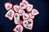 Hungarian embroidery done by Margaret Horvath - Port Orange, Florida