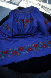 Hungarian embroidered skirt made by Margaret Horvath - Port Orange, Florida