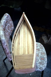 Model boat being made by Ray Singleton - Jacksonville, Florida
