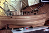 Model boat being made by Ray Singleton - Jacksonville, Florida