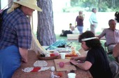 Mingley Beheit making a hammock - White Springs, Florida