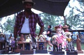 Jose Orta and his wood sculptures - Miami, Florida.
