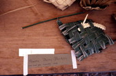 Palmetto berry baskets used for novelty hats - White Springs, Florida
