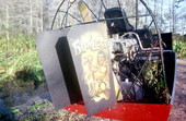 Rear of James Billie's airboat - Big Cypress Reservation, Florida