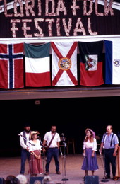 Burr Oak Ensemble performing - White Springs, Florida