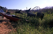 James Billie's airboat - Big Cypress Reservation, Florida
