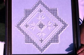 Hardanger embroidery made by Marion Jones - Fern Park, Florida