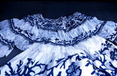 Reverse applique needlework done by Fula Peleti