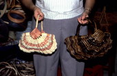 Baskets made by Mary Brandenburg - Palm Beach, Florida.