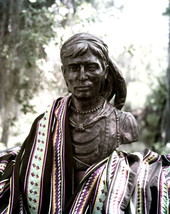 Bust of Osceola overlooking the Suwannee River at a spot known as "Lover's Leap"- White Springs, Florida