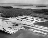 Aerial view of the Undersea Circus - Marathon, Florida