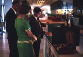 People viewing exhibit at the Governors Conference on Crime and Delinquency - Miami, Florida