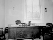 Desk in office in the Office of the Governor.