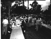 Attendees at public dedication of Clarke Road in Panacea