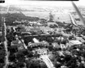 Aerial view of the campus of Florida State University.