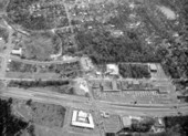Aerial view of intersection of Apalachee and Magnolia.