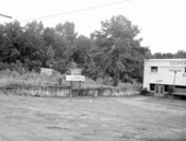 Clover Club building and parking lot