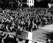 Florida's 31st Governor Dan McCarty delivering his inaugural address - Tallahassee, Florida.