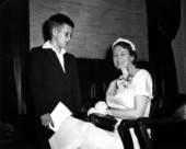 Mrs. Dan McCarty and son Danny at a legislative joint session - Tallahassee, Florida.