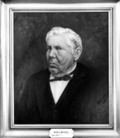 Painted portrait of Florida's 16th Governor Henry L. Mitchell