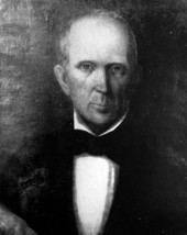 Painted portrait of Florida's 1st Governor William D. Moseley