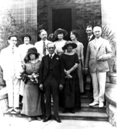 Governor Cary A. Hardee and wife with some friends - Miami, Florida.