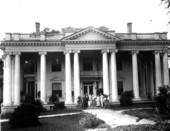 Governor and Mrs. Hardee with family on steps of mansion - Tallahassee, Florida.