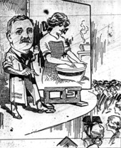 Political cartoon including Governor Albert W. Gilchrist