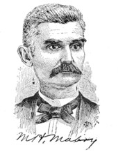 Portrait print of Lieutenant Governor Milton Harvey Mabry