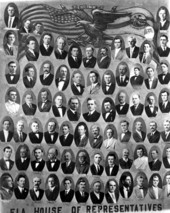 Portraits of the 1917 House of Representatives members.