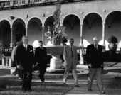 Governor Fuller Warren at the Ringling museum - Sarasota, Florida.