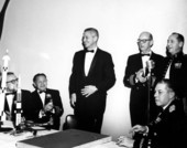 Governor LeRoy Collins and attendants at the annual Military Appreciation Dinner - Orlando, Florida.