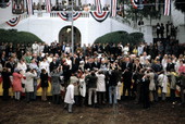 Florida's 37th Governor Reubin Askew taking oath on inauguration day - Tallahassee, Florida.