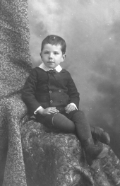Young boy in knickers.