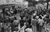 View overlooking the Daddy Twofoot performance during the "Free Bill Johnson" rally.