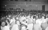 View showing audience in auditorium during a civil rights event.