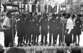 Antioch Junior Choir of Manning, South Carolina singing spirituals at the 1970 Florida Folk Festival - White Springs, Florida.