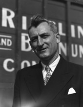 Portrait of James A. Haley, president of the Ringling Circus, for Fortune magazine.