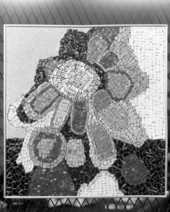 Mosaic work created by artist Beth Arthur in Sarasota, Florida.
