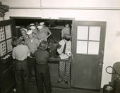 View showing aerial camera and Naval Photography School students at NAS Pensacola.