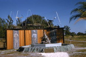 Fountain of Youth at the Warm Mineral Springs attraction in North Port, Florida.