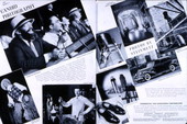 Copy showing cover and back page of a 1938 circular featuring various Joe Steinmetz photographs.