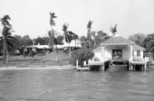 View looking toward the Cabbage Key Inn & Studio.