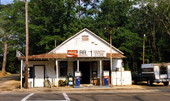 View of the RR Grocery store on County Road 59 in Miccosukee, Florida.