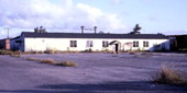 Abandoned building in the Reynolds Industrial Park at the old Navy Base at Green Cove Springs.